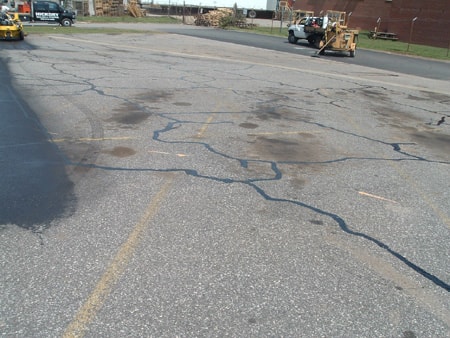 HSS repairs cracked pavement