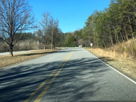 Rural road needs coating in Lenoir, NC